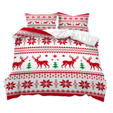 Christmas 2pcs/3pcs Bedding Set Quilt Cover Pillowcases Set for Single Bed
