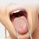 3pcs Stainless Steel Tongue Scraper Cleaner Dental Care Oral Hygiene Mouth Kit