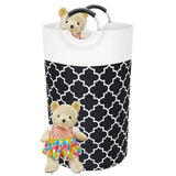 82L Laundry Basket Laundry Hamper Bag Washing Bin Clothes Bag Foldable Black