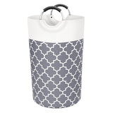 82L Laundry Basket Laundry Hamper Bag Washing Bin Clothes Bag Foldable Gray