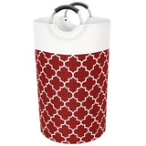 82L Laundry Basket Laundry Hamper Bag Washing Bin Clothes Bag Foldable Red