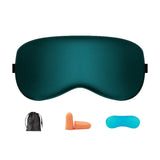 FancyGrab Sleeping Silk Masks for Women Men Sleep Eye Mask Light Out Travel Eye Mask Green