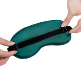FancyGrab Sleeping Silk Masks for Women Men Sleep Eye Mask Light Out Travel Eye Mask Green
