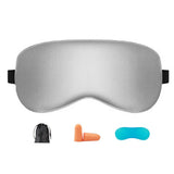 FancyGrab Sleeping Silk Masks for Women Men Sleep Eye Mask Light Out Travel Eye Mask Silver