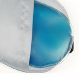 FancyGrab Sleeping Silk Masks for Women Men Sleep Eye Mask Light Out Travel Eye Mask Silver