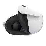 FancyGrab VR Silicone Face Cover Pad And Lens Cover with Joystick Cover for Oculus Quest 2 Black