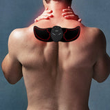 FancyGrab EMS Abdominal Muscle Training Belt Portable Muscle Stimulator Trainer Fitness Equipment for Home Gym Fitness Red