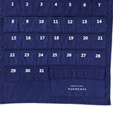 Wall Hanging Note Calendar Hanging Bag Calendar Memo Hanging Bag Party Decor Storage Bag Navy