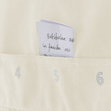 Wall Hanging Note Calendar Hanging Bag Calendar Memo Hanging Bag Party Decor Storage Bag White