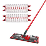 FancyGrab Microfiber Floor Mop Pad Compatible With Vileda UltraMax Mop Red and Grey