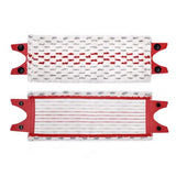 FancyGrab Microfiber Floor Mop Pad Compatible With Vileda UltraMax Mop Red and Grey