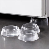 4Pcs Washing Machine Anti Vibration Foot Pads Washer Dryer Height Mats Non Slip Shock Pads
