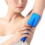 Hair Remover Glass Ergonomic Hair Eraser Remover For Back For Arms For Women Blue