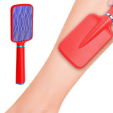 Hair Remover Glass Ergonomic Hair Eraser Remover For Back For Arms For Women Red