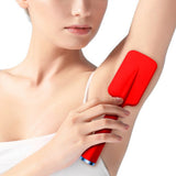 Hair Remover Glass Ergonomic Hair Eraser Remover For Back For Arms For Women Red