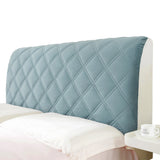 FancyGrab Soft Quilted Bed Headboard Cover Bed Head Slipcover Dustproof Bed Head Backrest Protector Blue