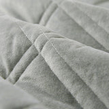 FancyGrab Soft Quilted Bed Headboard Cover Bed Head Slipcover Dustproof Bed Head Backrest Protector Grey