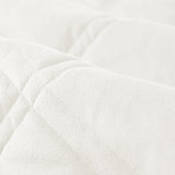 FancyGrab Soft Quilted Bed Headboard Cover Bed Head Slipcover Dustproof Bed Head Backrest Protector White