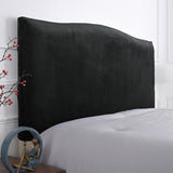 FancyGrab Stretch Bed Headboard Cover Bed Head Slipcover Dustproof Bed Head Backrest Protector Black