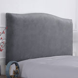 FancyGrab Stretch Bed Headboard Cover Bed Head Slipcover Dustproof Bed Head Backrest Protector Grey