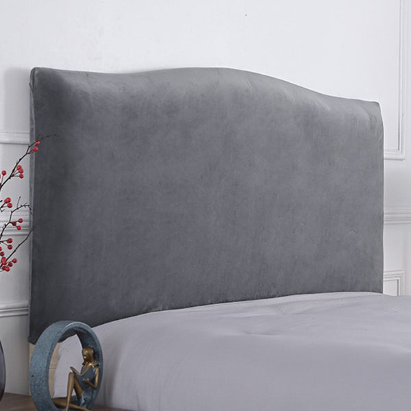 FancyGrab Stretch Bed Headboard Cover Bed Head Slipcover Dustproof Bed Head Backrest Protector Grey