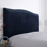 FancyGrab Stretch Bed Headboard Cover Bed Head Slipcover Dustproof Bed Head Backrest Protector Navy Blue