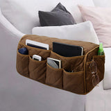 FancyGrab 14 Pocket Couch Organizer Recliner Sofa Armrest Holder Remote Control Holder Coffee