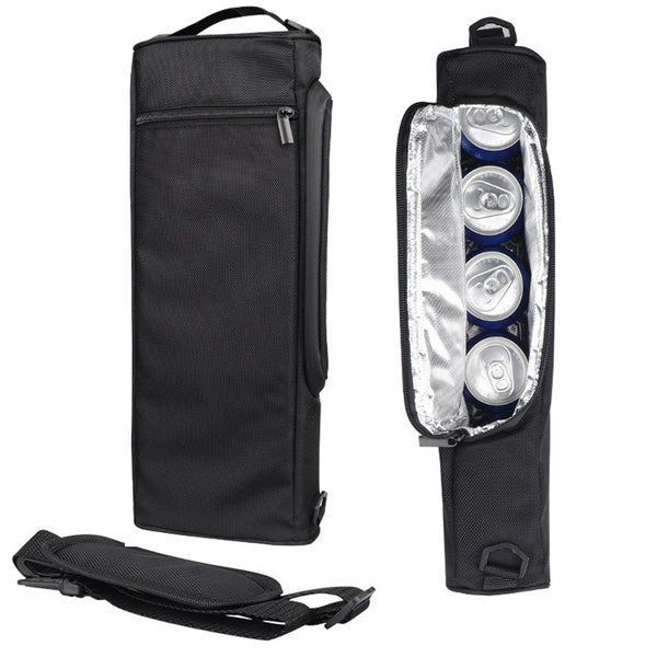 FancyGrab Golf Cooler Bag Wine Cooler Bag Insulated Beer Cooler Holds Golf Sports Bags Accessories Black