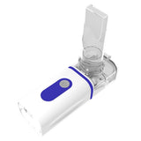 Portable Mesh Nebulizer Machine Battery Operated for Breathing Problems Blue