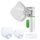 Portable Mesh Nebulizer Machine Battery Operated for Breathing Problems Green