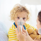 Portable Mesh Nebulizer Machine Battery Operated for Breathing Problems Grey