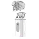 Portable Mesh Nebulizer Machine Battery Operated for Breathing Problems Grey