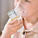Portable Mesh Nebulizer Machine Battery Operated for Breathing Problems Orange