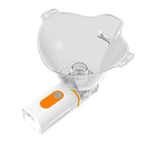 Portable Mesh Nebulizer Machine Battery Operated for Breathing Problems Orange