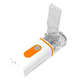 Portable Mesh Nebulizer Machine Battery Operated for Breathing Problems Orange