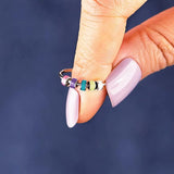 FancyGrab To My Daughter Anxiety Fidget Ring Meditation Ring Adjustable Opening Ring Style 2
