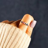 FancyGrab To My Daughter Anxiety Fidget Ring Meditation Ring Adjustable Opening Ring Style 3