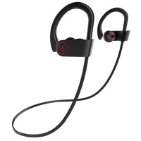 Wireless Headphones Bluetooth 5.0 Hanging Sports Headphones in-Ear Earphones Sound Isolation Headset Black