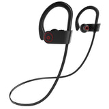 Wireless Headphones Bluetooth 5.0 Hanging Sports Headphones in-Ear Earphones Sound Isolation Headset Black