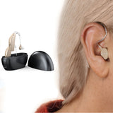 Rechargeable Hearing Aids for Seniors Noise Cancelling Hearing Aids Hearing Aids Amplifier Sound Assist Devices Black