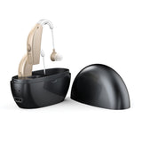 Rechargeable Hearing Aids for Seniors Noise Cancelling Hearing Aids Hearing Aids Amplifier Sound Assist Devices Black