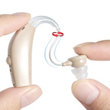 Rechargeable Hearing Aids for Seniors Noise Cancelling Hearing Aids Hearing Aids Amplifier Sound Assist Devices Black