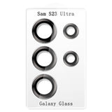 For Samsung Galaxy S23 Ultra Camera Lens Protector Camera Lens Cover Set Black