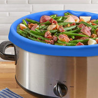 Reusable Slow Cooker Liners Silicone Kitchen Cooking Liner for 6QT Slow Cooker Blue