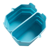 2-in 1 Silicone Slow Cooker Liner Reusable Silicone Cooker Divider Cooking Liner for 5QT Cookpot Blue