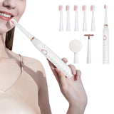 3-in-1 Multifunctional Electric Smart Timer Sonic Cleaning Toothbrush White