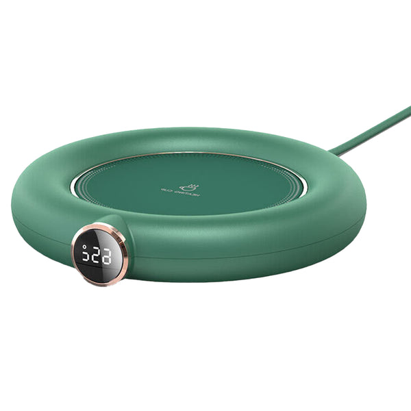 Cup Warmer Heat Beverage Mug Mat Heating Coaster Pad Green