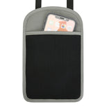 RFID Blocking Passport Holder Multifunctional Travel Passport Wallet Light Grey