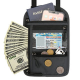 RFID Blocking Passport Holder Multifunctional Travel Passport Wallet Dark Gray