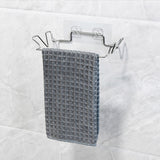 Set of 2 Pack Wall-Mounted Stainless Steel Trash Bag Holders Garbage Plastic Bags Racks